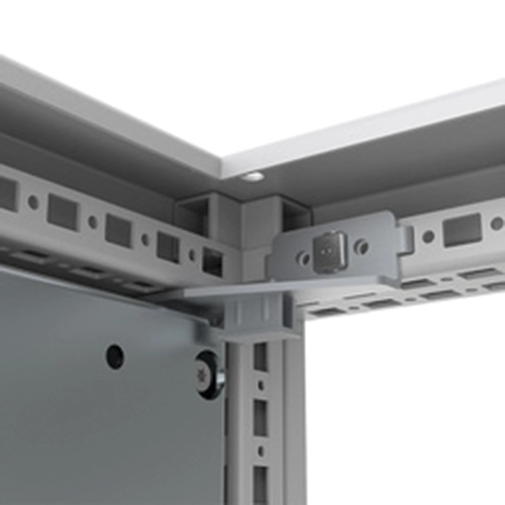 MPA04 Front Fixing Mounting Bracket, For Use With IEC Enclosure, 11 ga Mild Steel, Unpainted