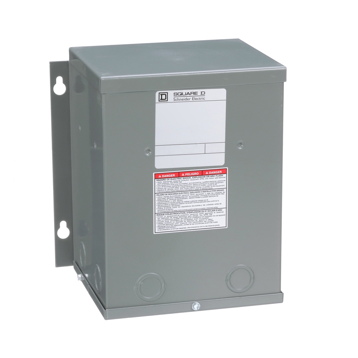 2S82F Dry Sealed Buck and Boost Transformer, 240/480 V AC Primary, 24/48 VAC Secondary, 2 kVA, 60 Hz, 1 Phase