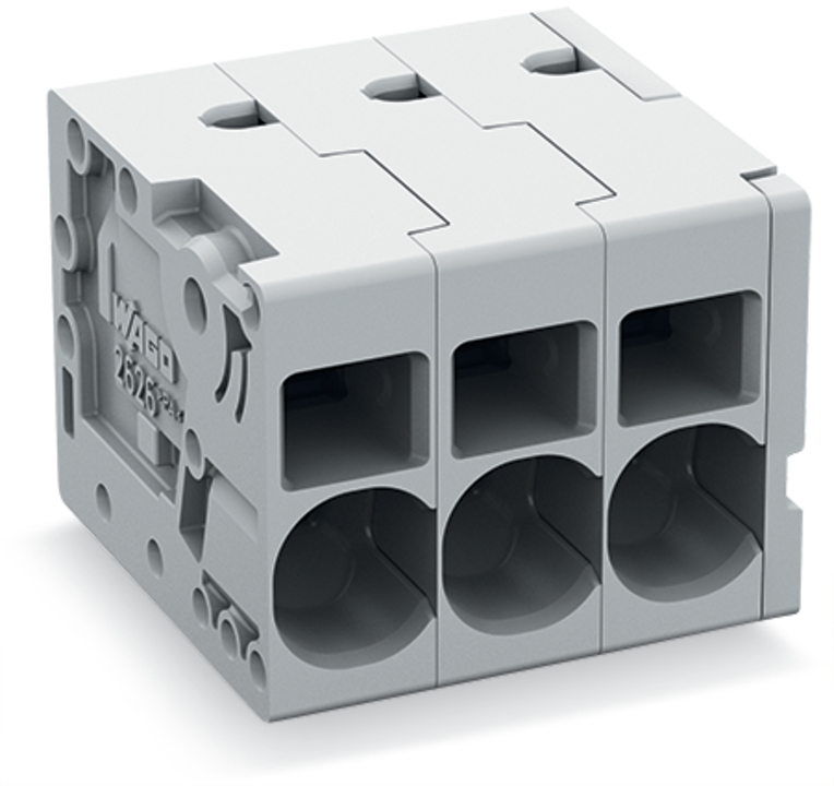 2626-1104/020-000 Operating Tool PCB Terminal Block, 1000 V, 48 A, 24 to 8 AWG Wire, 4 Poles, Through-Hole Mount
