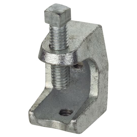 Z500-25 Steel City Beam Clamp, 1/4-20 Rod, Malleable Iron