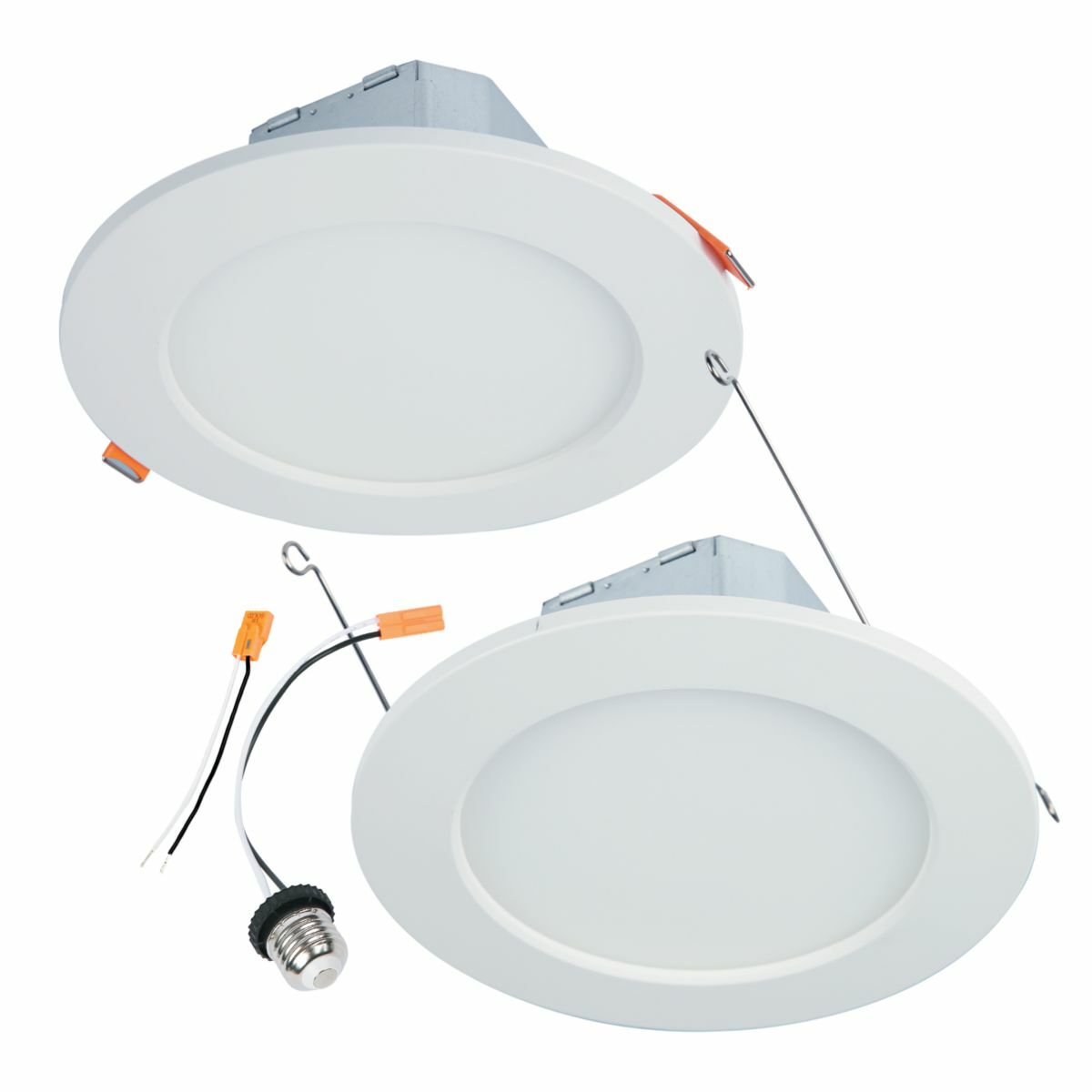 CJB6099FS1EMWR Halo CJB Lighting Fixture, LED Lamp, 9.2 W Fixture, 5.5 in Ceiling Opening, 120 V, Plastic Housing