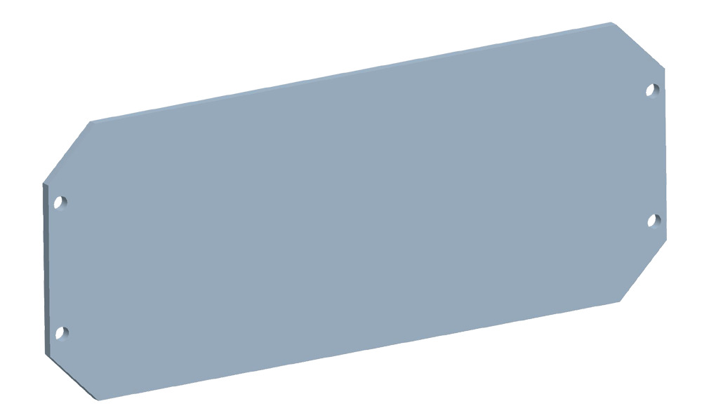 GDFFLED18P Light Fixture Shield, For Use With LFLOOD18 LED Floodlight, Polycarbonate Glass