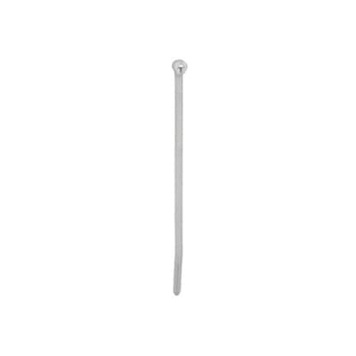 TY52315M Ty-Rap 2-Piece High Performance Standard Cable Tie, 6.7 in L x 0.09 in W x 0.04 in THK, Nylon/Polyamide 6.6, Natural