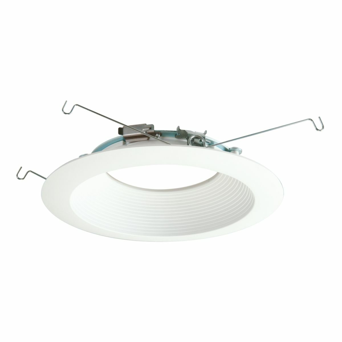 691WB Halo Air-Tite Dead Front New Construction/Remodel/Retrofit Lighting Trim, 6 in ID x 7.3 in OD, LED Lamp, For Use With ML56 Series LED Light Module, Polymer