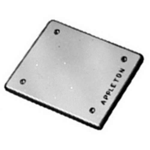 FSK-2B-CM Unilets Cast Weatherproof Device Box Cover With Stainless Steel Screws and Gasket, 4-5/8 in L x 4-5/8 in W, Blank Cover, Malleable Iron