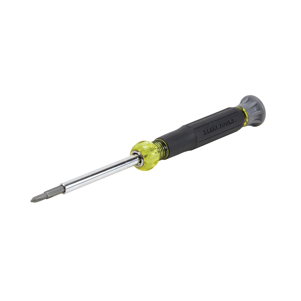 32581 4-in-1 Rotating Electronic Screwdriver With Rotating Cap, 3 Pieces, Cushion Grip Handle, Steel