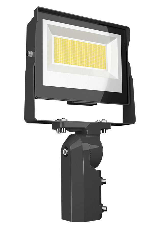 X17XFU80SF X17 Adjustable Floodlight Fixture, LED Lamp, 39 W Fixture, 120, 208, 240, 277 V, Bronze Housing