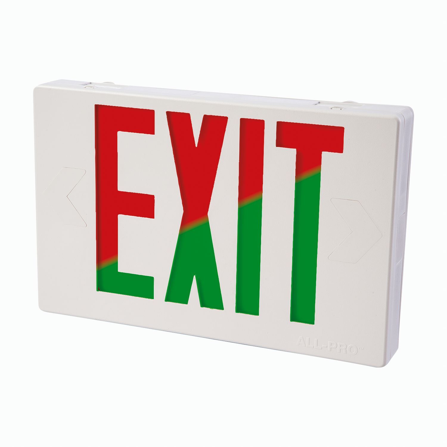 APXH7RG2 Sure-Lites APXH7RG Universal Exit Sign, LED Lamp, 120/277 V AC, White Housing, EXIT Legend