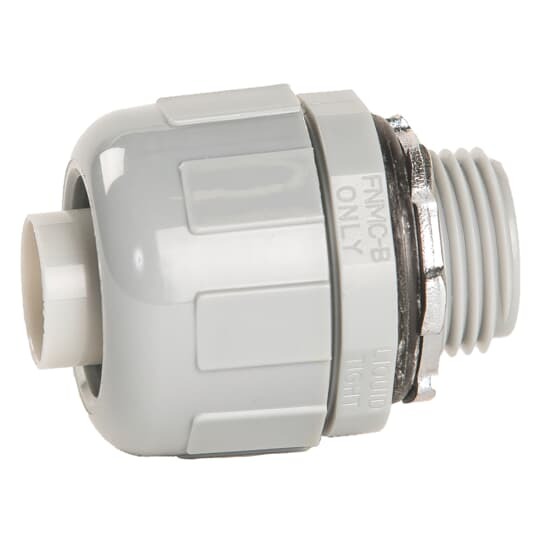 LT75G Carlon Straight Conduit Connector, 3/4 in Trade, Nylon