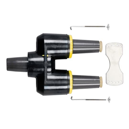 1602A3R Elastimold Loadbreak Feed Through Insert, 15 kV, 200 A, For Use With Loadbreak System, -40 to 65 deg C, 4 in Center to Center Spacing, EPDM Rubber