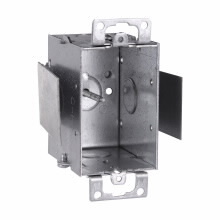 TP216 Thepitt Deep Gangable Welded Switch Box, Steel, 12.5 cu-in Capacity, 1 Gang, 1 Knockout, 2 in W x 2-1/2 in D x 3 in H