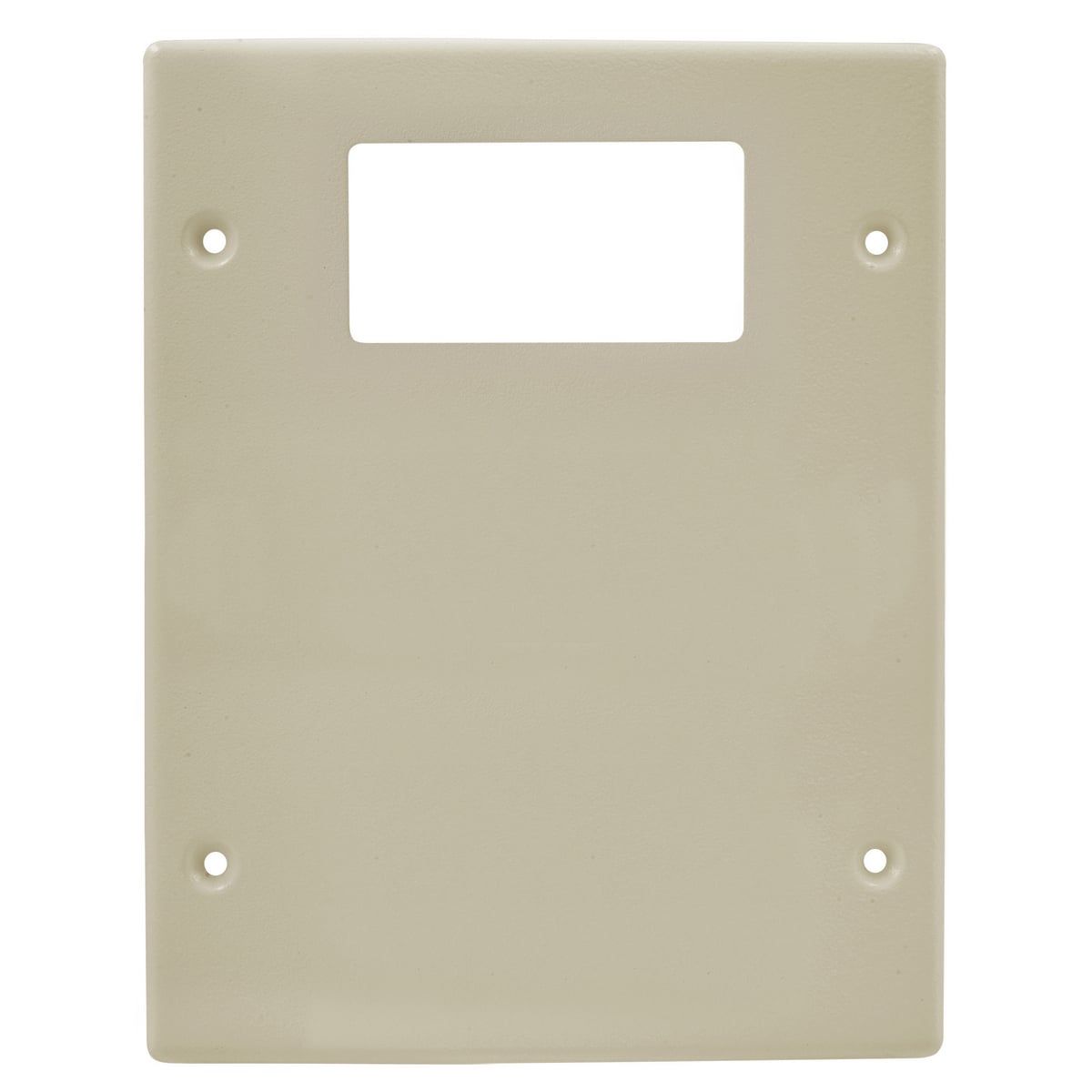 HBL6747RXXIV HBL6750 2-Gang 1-Blank Removable Standard Cover Plate, For Use With HBL6750 Series Metal Raceway, Rolled Steel, Ivory