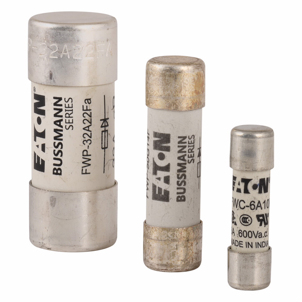 C10G20 Cylindrical Low Voltage Fuse, 20 A, 500 V AC, 120 kA Interrupt, Class: GL/GG/C, Cylindrical Body