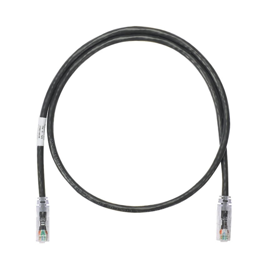 NK6PC7BLY NetKey U/UTP Patch Cord, Cat 6, 24 AWG Copper Conductor, Modular Plug Connector, 7 ft L Cord