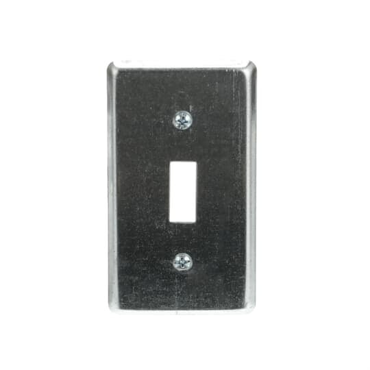 58-C-30 Steel City Utility Outlet Box Cover With Single Toggle Switch, 4 in L x 2-1/8 in W, Steel
