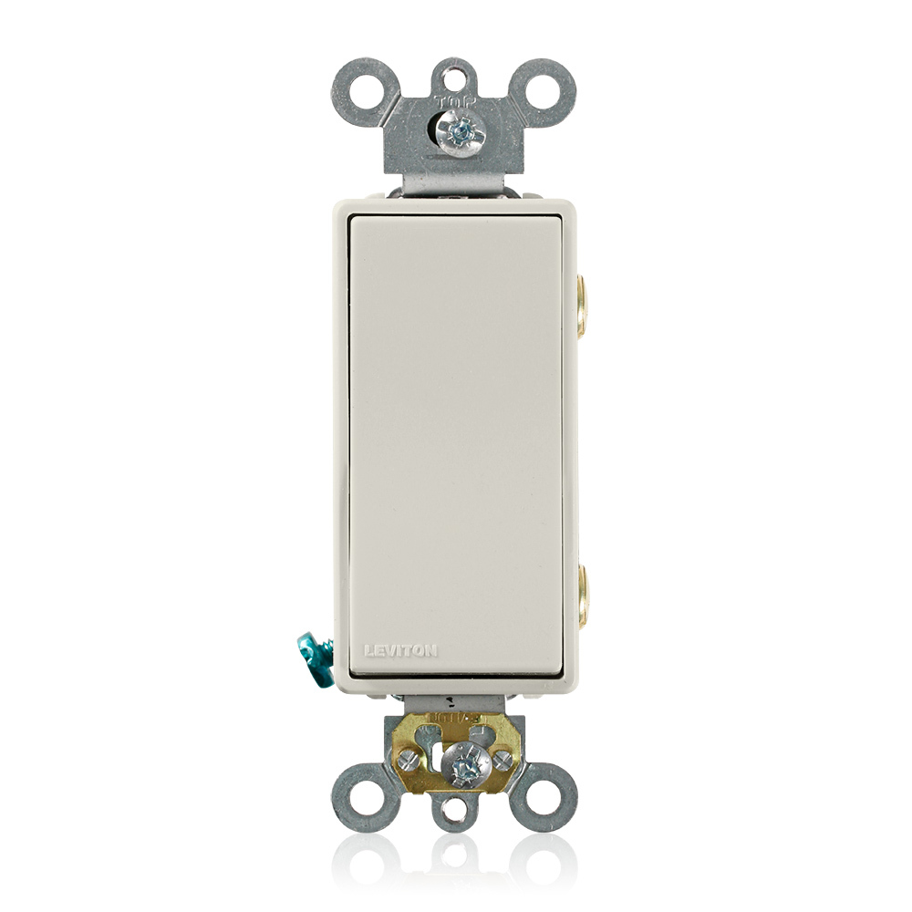 5622-2T Self-Grounding AC Quiet Switch, 120/277 V AC, 20 A, 1 hp, 2 hp Power Rating
