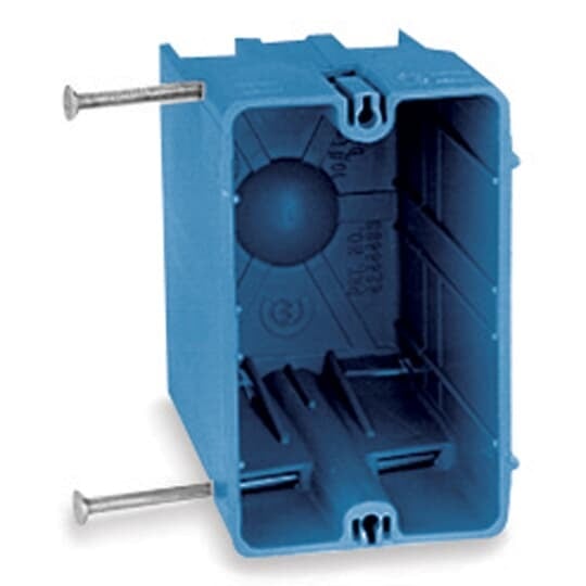 RN-21-FS Carlon New Work Non-Metallic Outlet Box, PVC, 20.5 cu-in Capacity, 1 Gangs