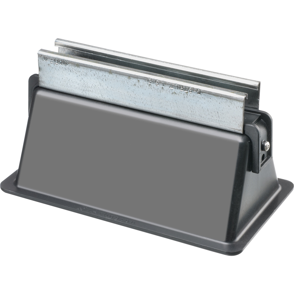 RTSE409 Rooftop Support With Strut Clamp, 6 in L x 10.73 in W, For Use With Circular/Raise Conduit Off Roof Surface, Plastic