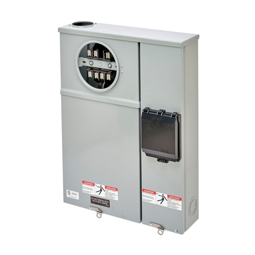 U217 MTBH MS15 3-Pole Meter Main Breaker, 277/480 V AC, 100 A, 3 Phase, NEMA 3R Enclosure