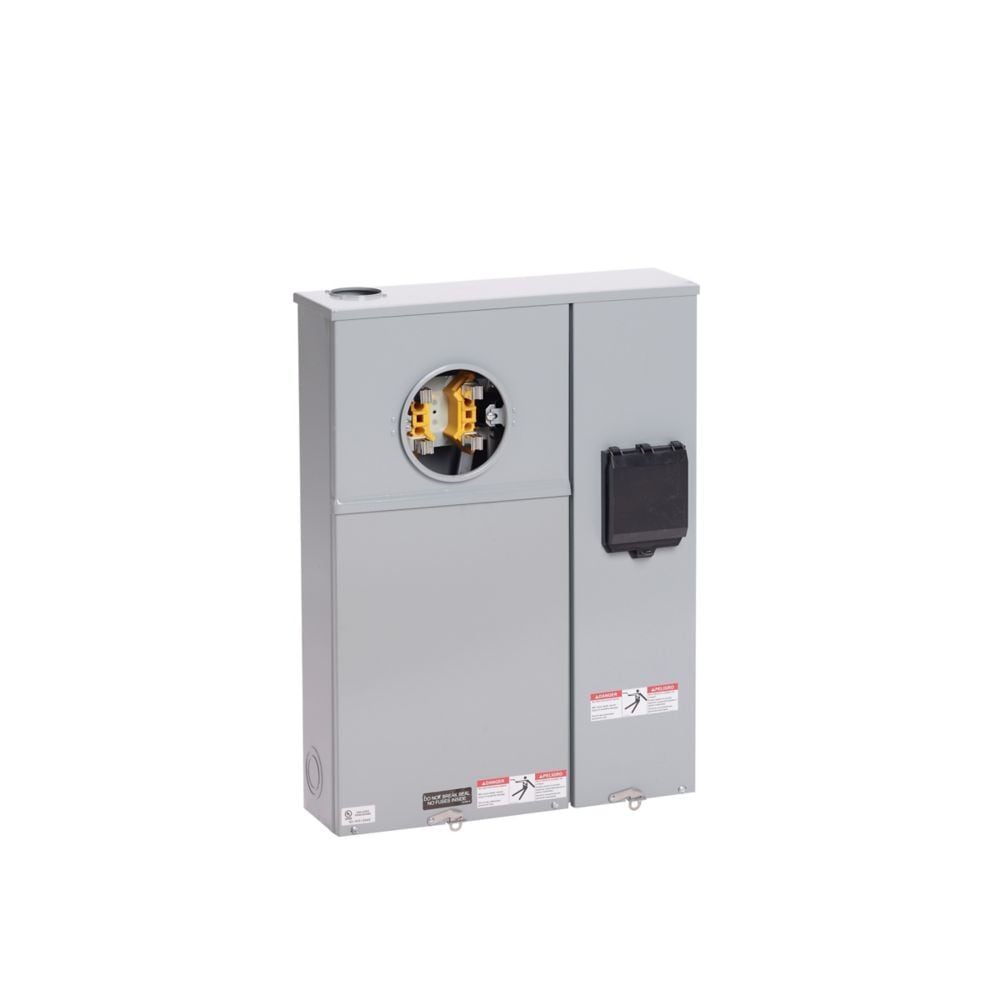 U224 MTBH MS45 1-Position Meter Main Breaker, 120/240 V AC, 200 A, 1 Phase, NEMA 3R Enclosure