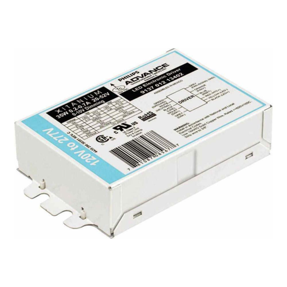 LED120A0024V41RDM Advance Xitanium Retrofit LED Driver, 120 V AC Input, 24 VAC Output, 100 W, 9-1/2 in L
