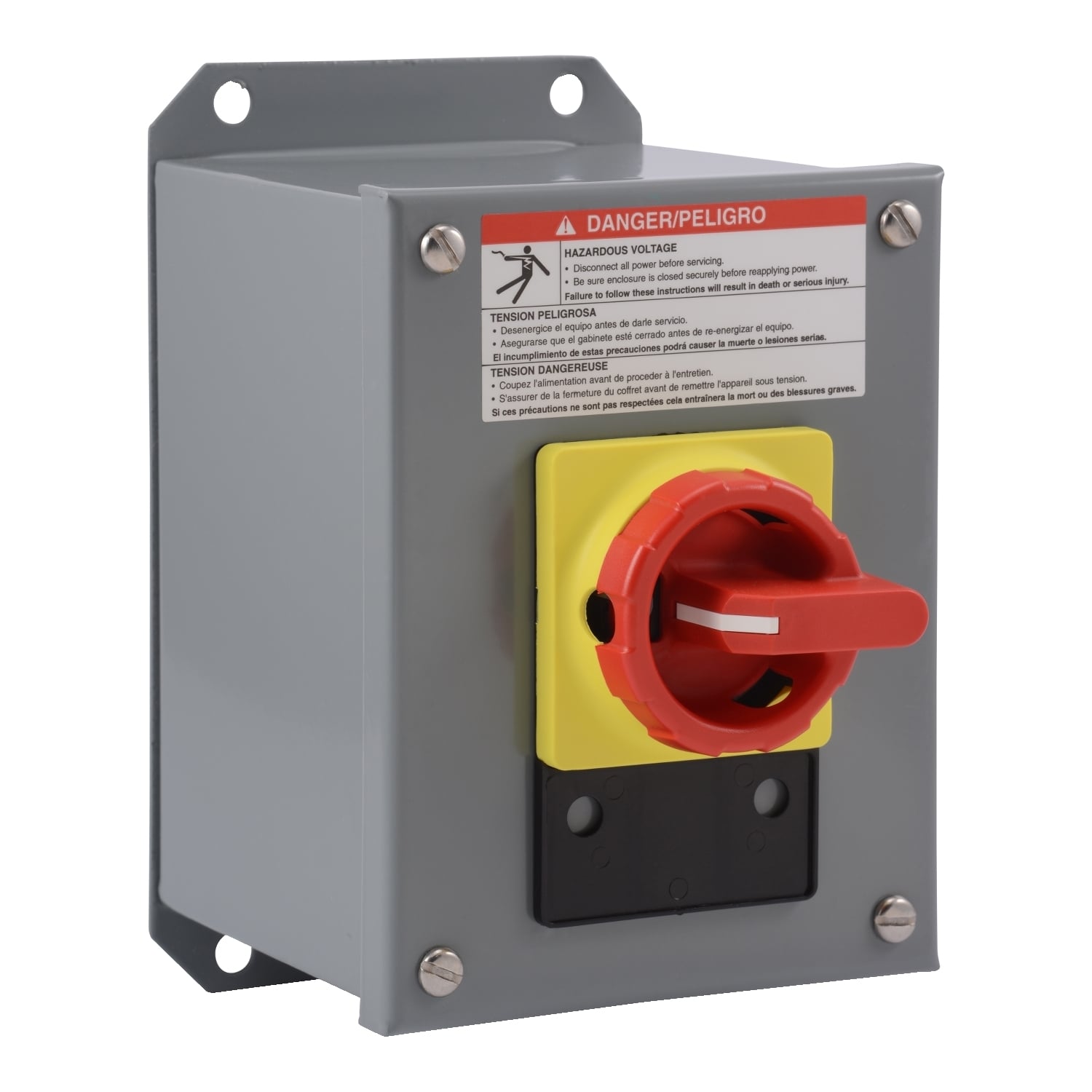 9421V1A30 Dust/Driptight Loadbreak Switch, 600 V AC, 20 A, 5 hp, 10 hp