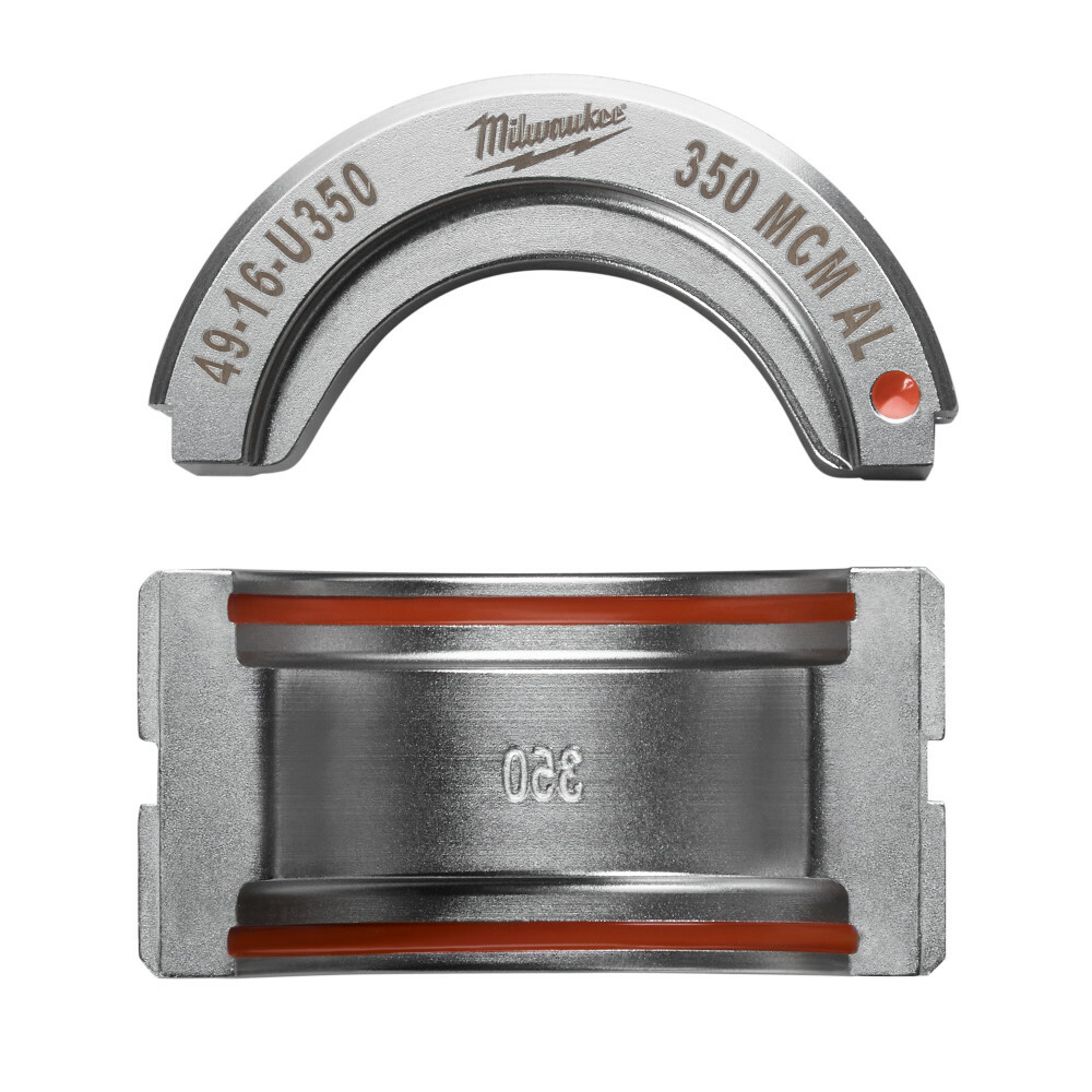 49-16-U350 M18 Force Logic U-Style Crimping Tool Die, 350 kcmil Dual Rated Lug/Splice Cable, Aluminum