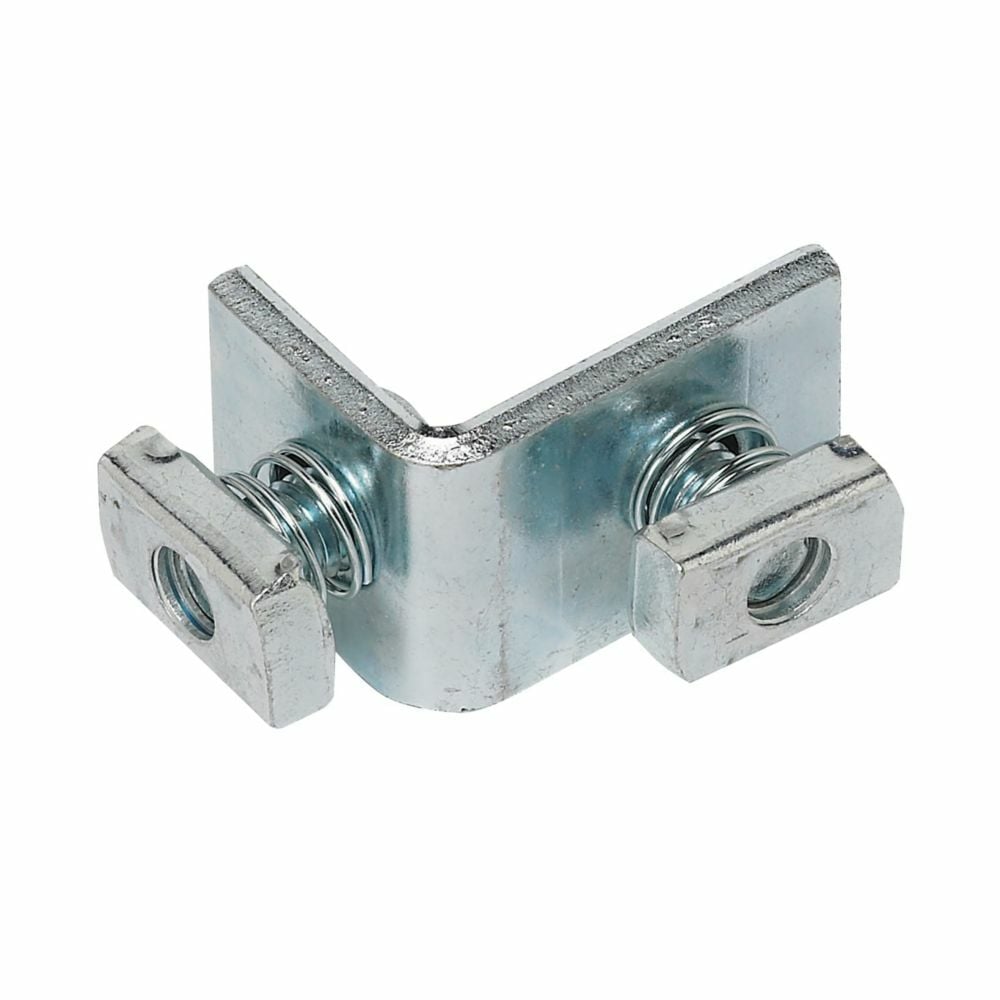 B101PAZN 90 deg Pre-Assembled Corner Angle, 2 Holes, 2-5/16 in L x 1-5/8 in W x 1/4 in THK, Steel