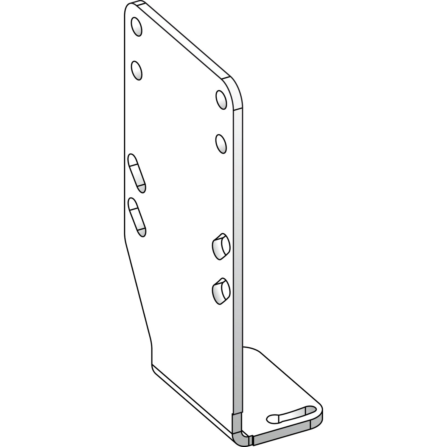 XUZASK003 OsiSense XU XUZ Series Fixing Bracket, For Use With Series XUK 50 x 50 mm Compact Sensor, Metal