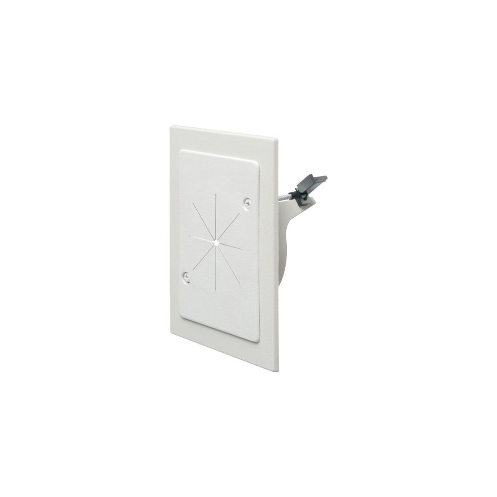 CE1RP CE Series Large Cable Entry Bracket With Slotted Cover, For Use With Cable Management System, Fastened Mount, Plastic