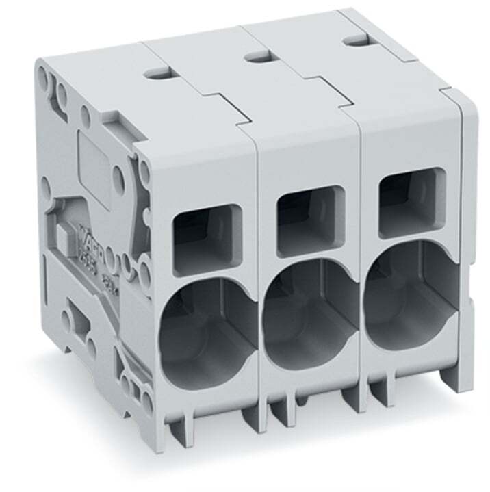 2636-1104/020-000 Operating Tool PCB Terminal Block, 1000 V, 76 A, 18 to 4 AWG Wire, 4 Poles, Through-Hole Mount