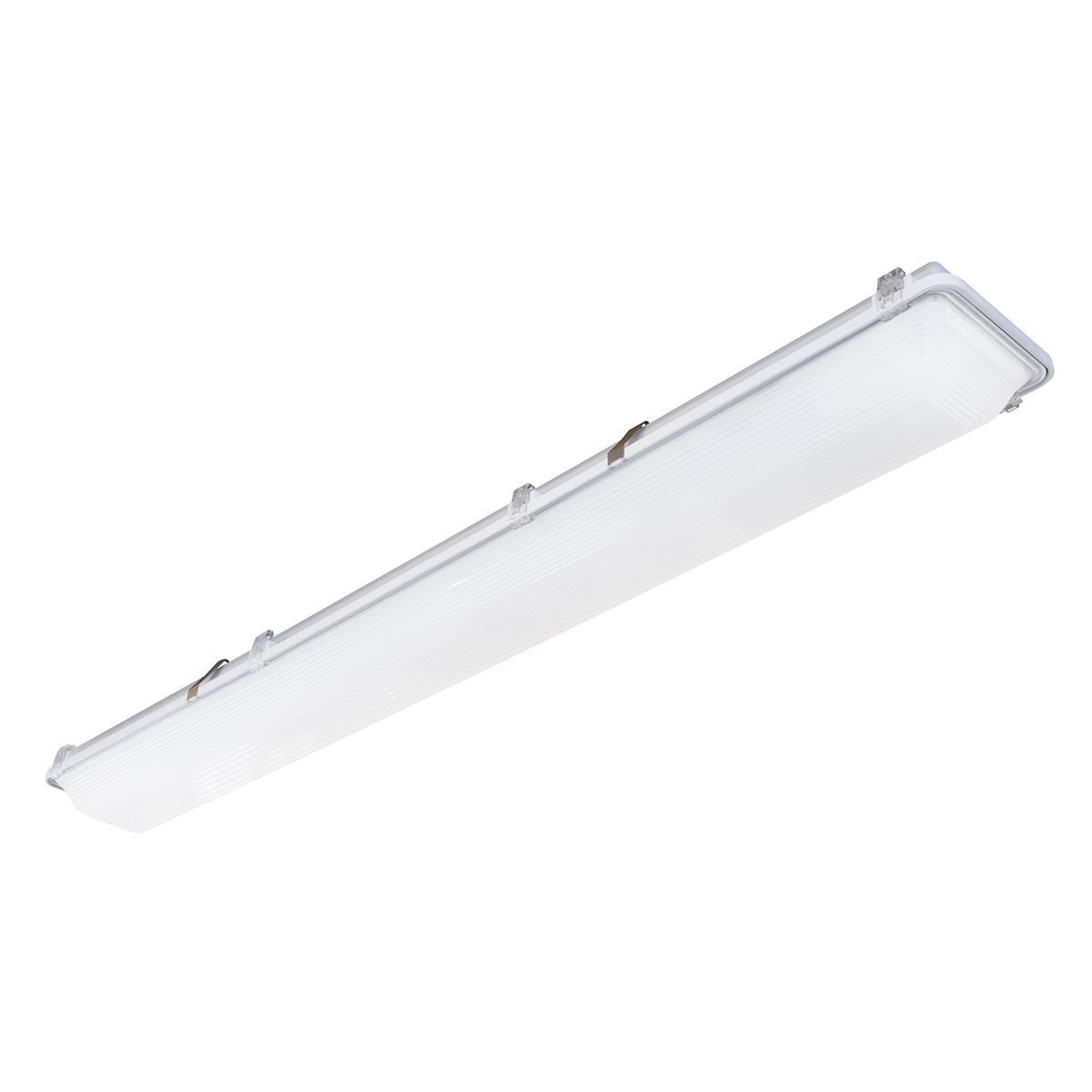 LXEM4-35ML-RFA-EDU Medium Lumen Standard Vaportight Light Fixture,) LED Lamp, 42 W Fixture, 120 to 277 V AC, White Housing