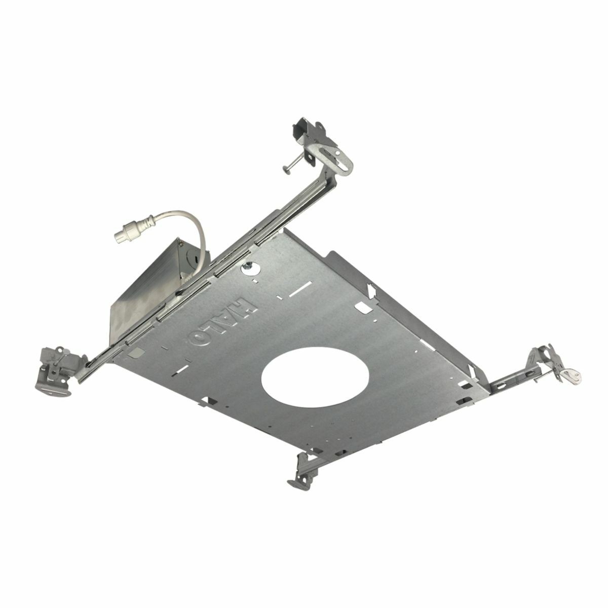HL6NCMF Halo Round New Construction Mounting Frame, LED Lamp, 6-1/8 in Ceiling Opening, Galvanized Steel Housing