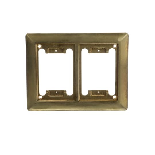 P-64-2G-CP Steel City Carpet Plate, 7-5/8 in L x 6-1/8 in W, Brass