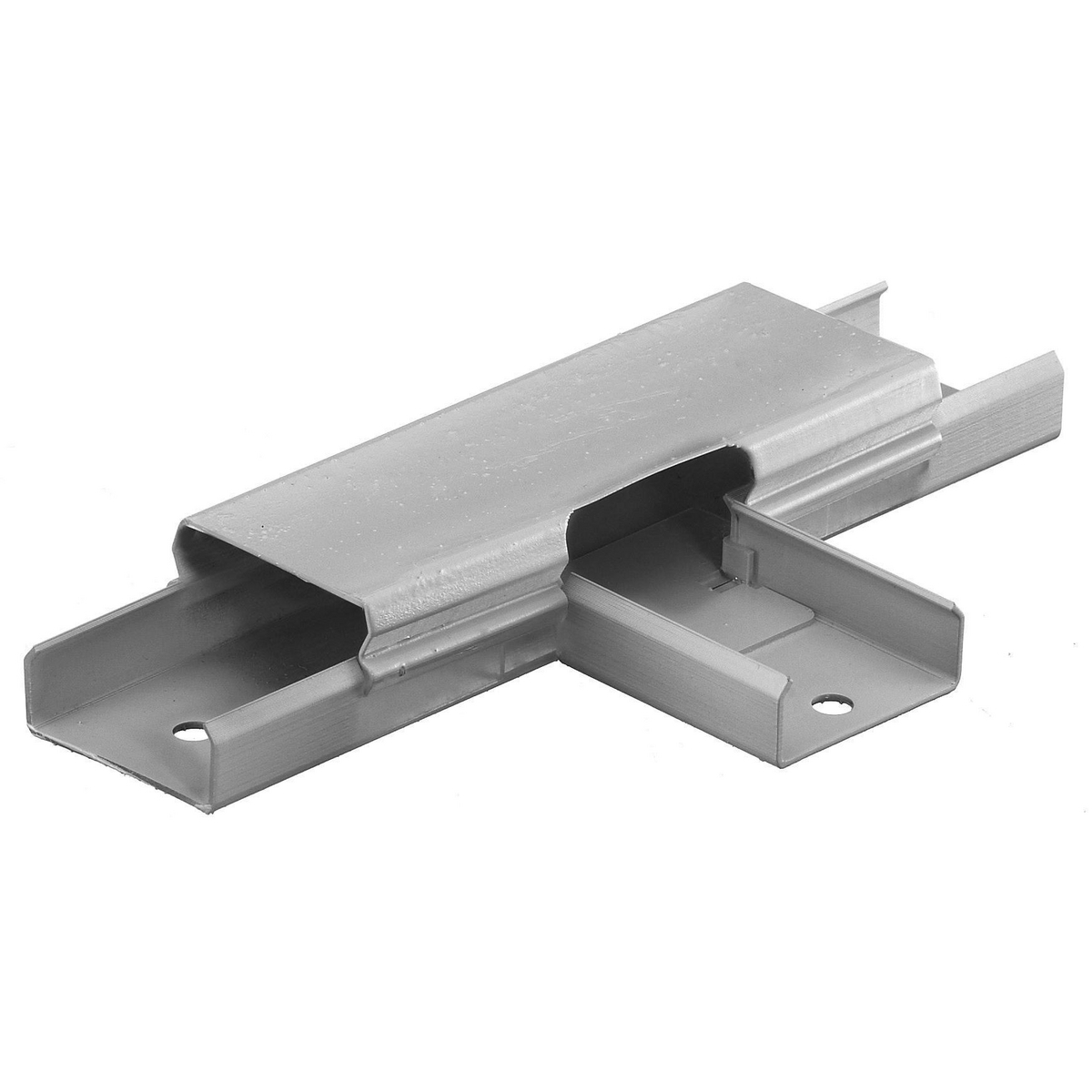 HBL2015GY Standard Tee Fitting, 90 deg Bend, For Use With HBL2000 Series Metal Raceway, Roll Formed Steel, Gray
