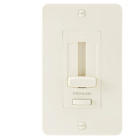 Compliment the 4DD or 6DD Series LED Driver + Dimmer with a  Glossy Almond Face plate and Trim accessory.