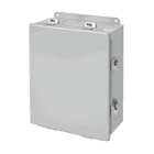 Continuous Hinge Enclosure with Clamps Type 4, 16x14x6, Gray, Mild Steel