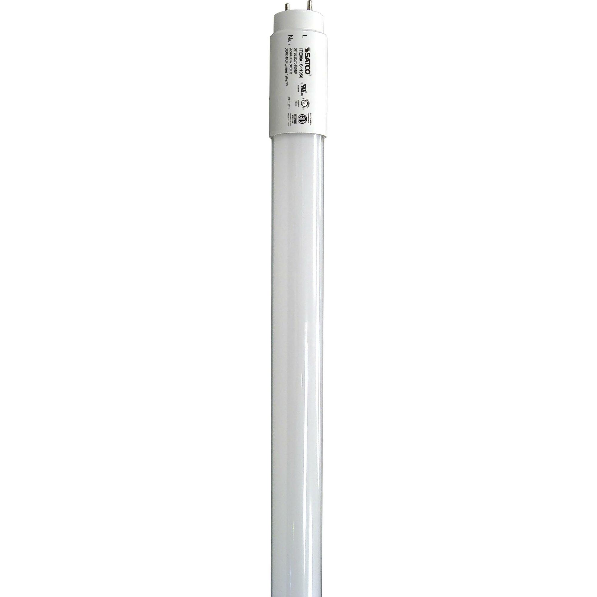 S11956 Type B Ballast Bypass Non-Dimmable LED Lamp, 30 W, G13 Lamp, T8 Linear Shape, 4000 Lumens