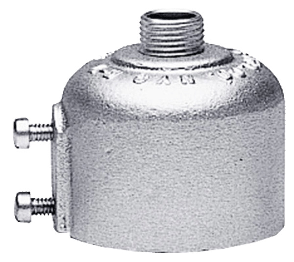 R7 2-Pole Slipfitter, For Use With 2 in Pipe, 2-3/8 in OD, Die Cast Aluminum, Natural