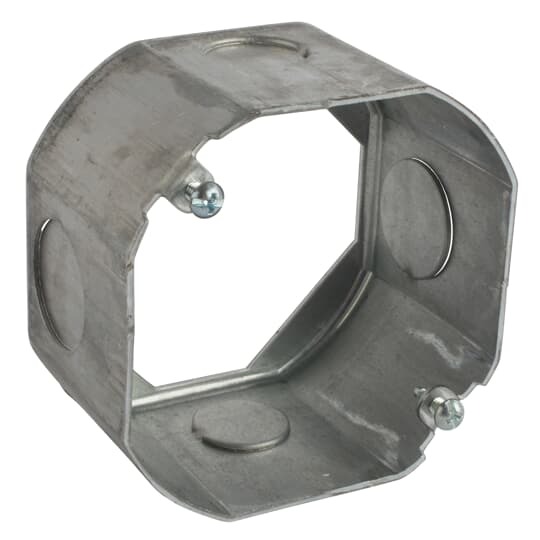 4-OD-EXT-SPL Steel City 1-Outlet Extension Ring, 2-1/8 in D, Steel
