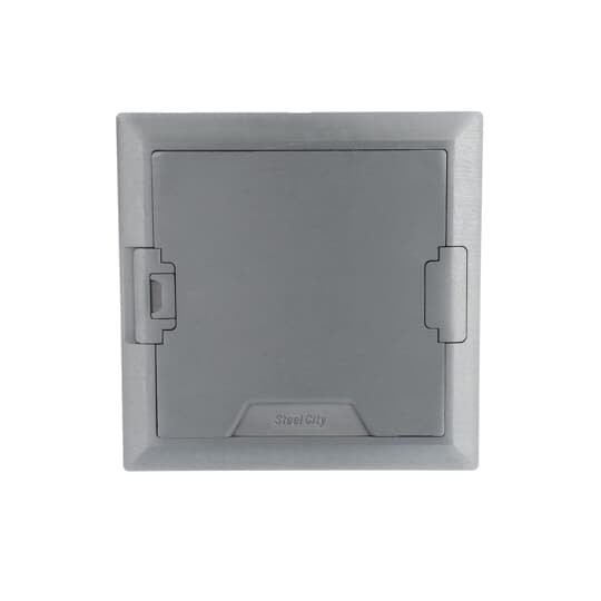 665-CST-M-ALM Steel City Concealed Service Top, 9.32 in L x 9.336 in W x 0.813 in D, Aluminum