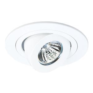 1496P Halo 1496 Rotation Circle Low Voltage Lighting Trim Ring, 4 in Dia Inside x 5-1/16 in Dia Outside, Incandescent Lamp, For Use With H1499 Housing, Aluminum