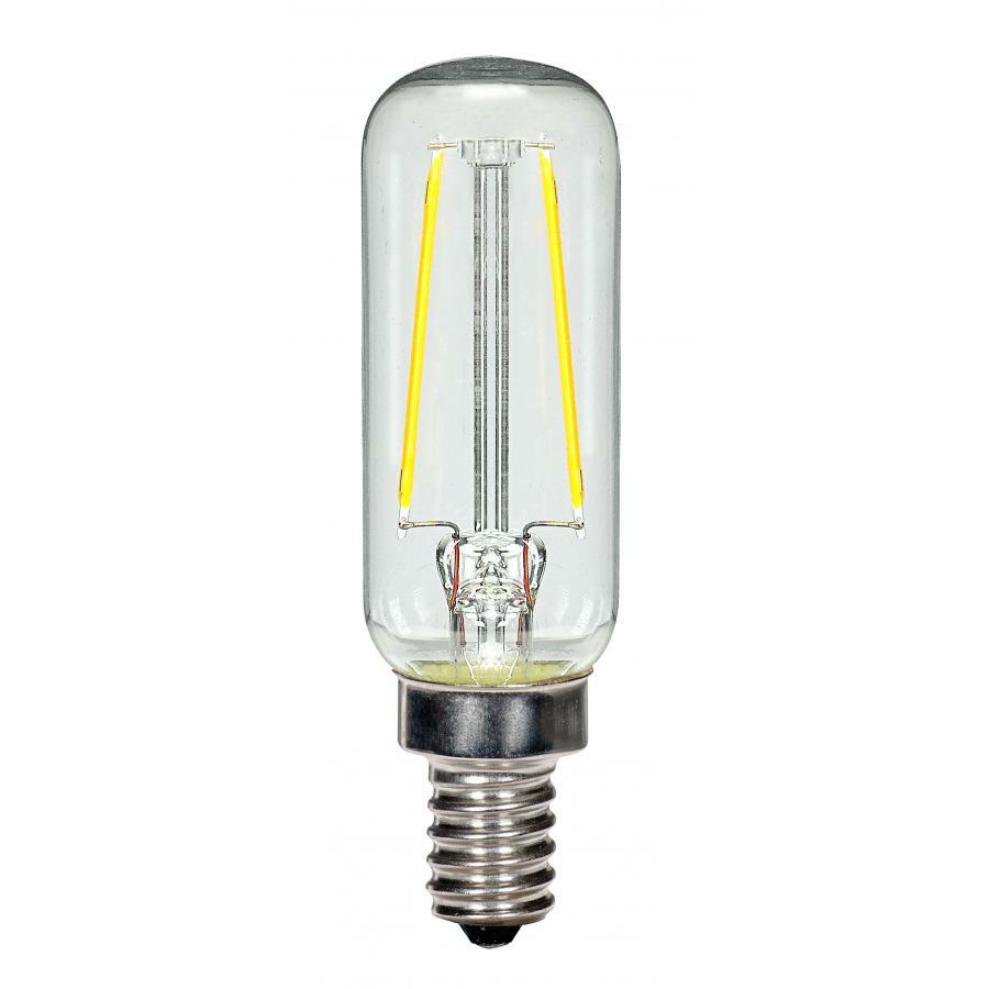 S9872 Dimmable LED Lamp, 2.5 W, 15 W Incandescent Equivalent, E12 Lamp, T6 Shape, 200 Lumens
