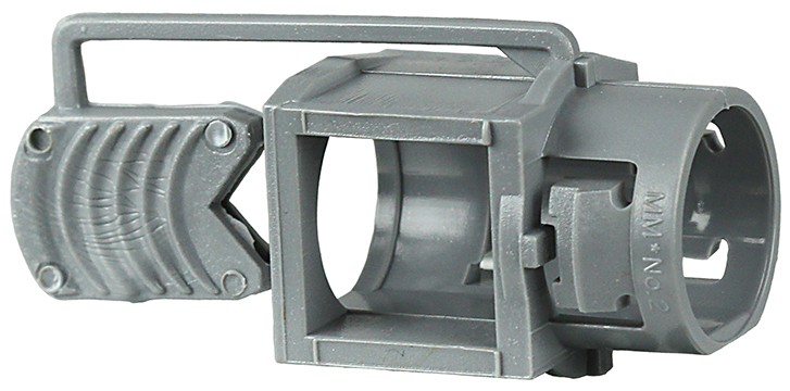 NMC50 Non-Metallic Cable Connector, 1/2 in Trade, Plastic