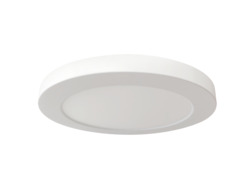 62036 SLMDNL Round Slim Downlight, 75 W Fixture, 120 V AC, White/Frosted Housing
