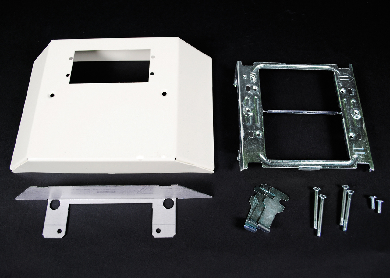 V4047VX Bump-Up Extron AAP Device Plate, For Use With Cord, Cable Management, 4000, 4047 Series Raceway, Steel, Ivory