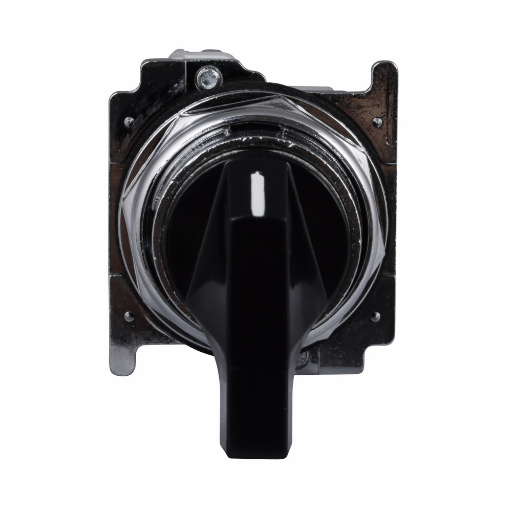 10250T21LB Assembled Heavy Duty Non-Illuminated Selector Switch, 30.5 mm, 2NO Contact, Black