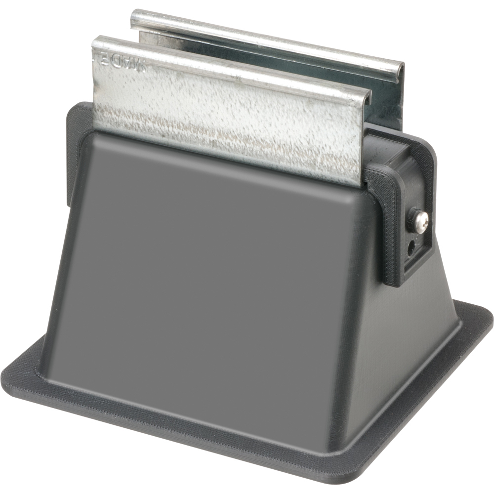 RTSE405 Rooftop Support With Strut Clamp, 6 in L x 6.53 in W, For Use With Circular/Raise Conduit Off Roof Surface, Plastic