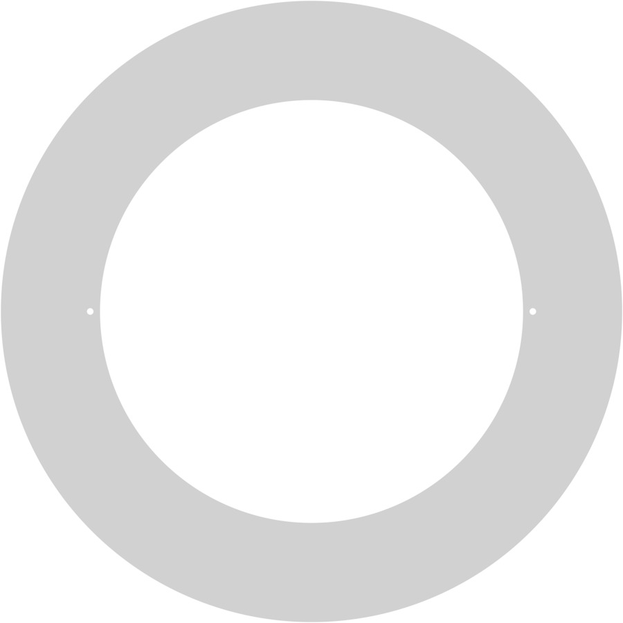 DL10-12GOOF/R/M Goof Ring Extender Kit, For Use With Field Adjustable Downlight, 10 to 12 in, 10-15/16 in Maximum Ceiling Cutout, Steel