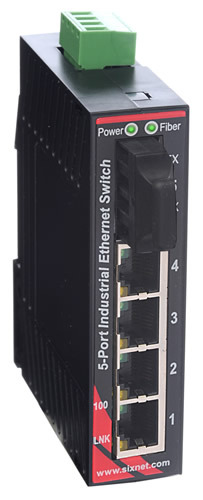 SL-5ES Unmanaged Ethernet Switch, SC 4km